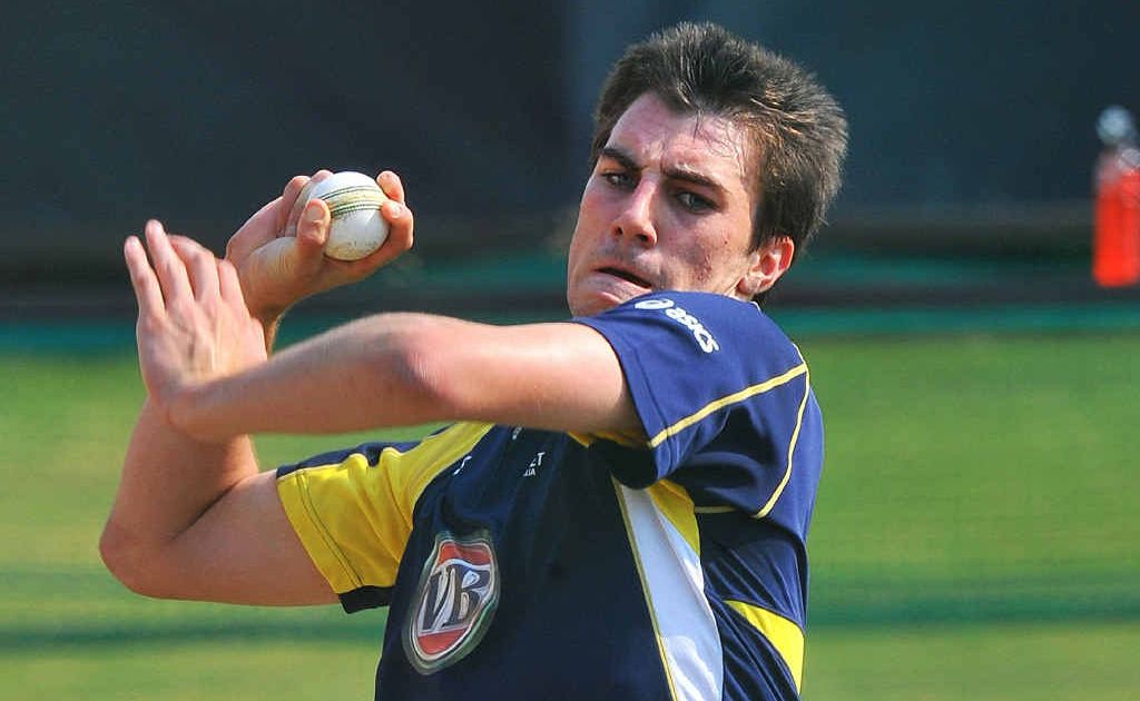 Pat Cummins bowls during a training session in Centurion ahead of the first one-day international against South Africa recently. Pat Cummins bowls during a training session in Centurion ahead of the first one-day international against South Africa recently.